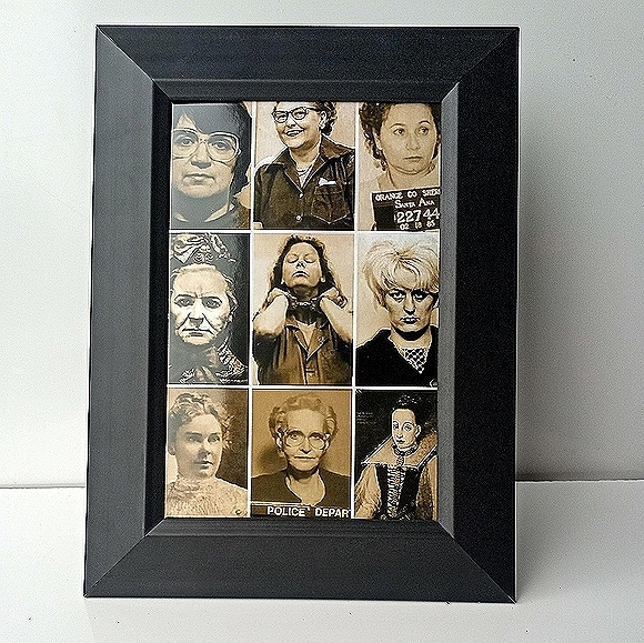 Female Serial Killer Mugshot Collage Goth Oddity - Picture 4 of 4